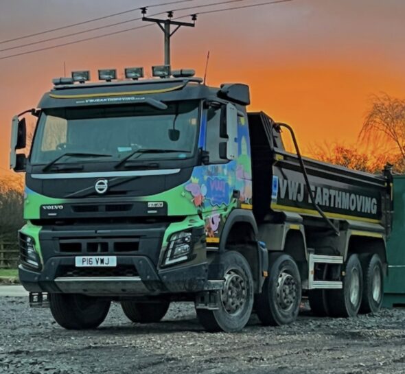 VWJ tipper in Crewe
